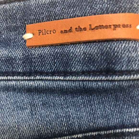 NWT Pilcro Of The Letterpress Flare Size 27 Jeans - Picture 7 of 8